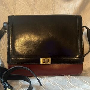 Patricia Nash Black and Brown Crossbody Bag